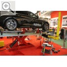 Impressionen von der Automechanika 2016. CAR BENCH auf der Automechanika 2016 - Karosserierichtsystem mit Richthebebhne und Zugturm. Carbench 