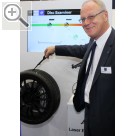 Impressionen von  der Automechanika 2016. NEU: TEXA prsentierte auf der Automechanika 2016 den Laser EXAMINER fr die Laservermessung von Bremsscheibenoberflchen und Reifenprofilen.  