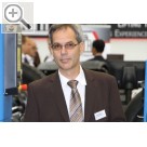 Impressionen von  der Automechanika 2016. RAVAGLIOLI Verrriebsmitarbeiter Maik Klausener.  