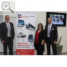 Impressionen von  der Automechanika 2016. JAB auf der Automechanika 2016 - Matthias Frohberg, Sabine Vogt und Wolfgang Dobirr.  