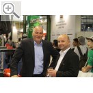 Autopromotec 2017 in Bologna. AUTOPSTANHOJ Kollegen auf der Autopromotec 2017 in Bologna - Robin Spaans (li.) und Jörg Passoke.  