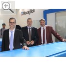 Autopromotec 2017 in Bologna. RAVAGLIOLI Vertrieb Deutschland auf der der Autopromotec 2017 in Bologna . Maik Klausener, Stefan Laufer und Uwe Kämmler (v.v.n.h.)  