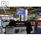 Autopromotec 2017 in Bologna. HUNTER Quick Tread Profilvermessung auf der Autopromotec 2017 in Bologna.  