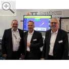 STAHLGRUBER Leistungsschau 2017 in Nürnberg ATT Nussbaum Prüftechnik auf der STAHLGRUBER Leistungsschau 2017 in Nürnberg - Thomas Hatt, Peter Beichter und Jochim Norden (v.l.n.r.)  