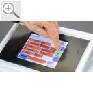 Automechanika Frankfurt 2018 Ecotechnics Scheinwerfereinstellgerät mit Touch Bedienung. Snap-on Equipment 