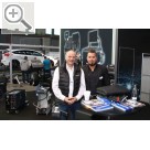 Impressionen von den COPARTS Profi Service Tagen 2018 in Göttingen. Teil 2. Walter Gromöller (li.), GS Wittich und Sven Peterjohann, Werthenbach. Für Walter Gromöller ist es die letzte offizielle COPARTS Messe. Walter Gromöller geht zum 31.12.2018 in seinen wohlverdienten Ruhestand.  