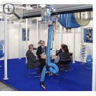 Messeimpressionen von der Automechanika 2004 Teil 3. Fr groe Aufmerksamkeit sorgte die selbstfahrende Abgasabsauganlage von AFA.  