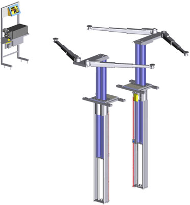 Grafische Darstellung der Masterlift 4.35 Synchro