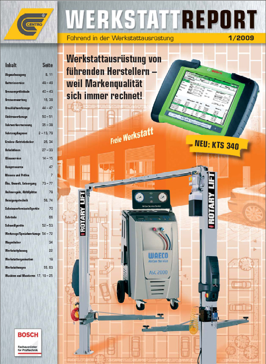 CENTRO Werkstattreport 1/2009