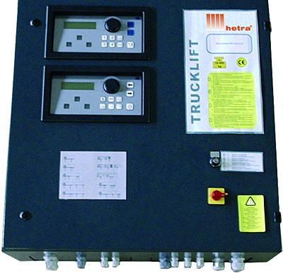 hetra-Mehrstempel-Hebeanlage Typ: TL 8 / TL 14.1.Bedieneinheit