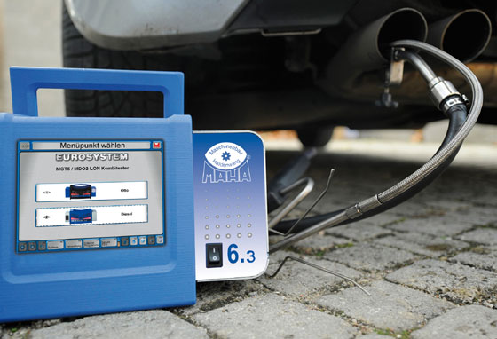 MET 6.3 Innovative Abgastester für Benzin- und Dieselfahrzeuge
