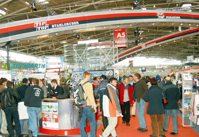 Der STAHLGRUBER Messestand - Magnet für Besucher