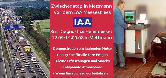 Sun Diagnostics Hausmesse in Mettmann