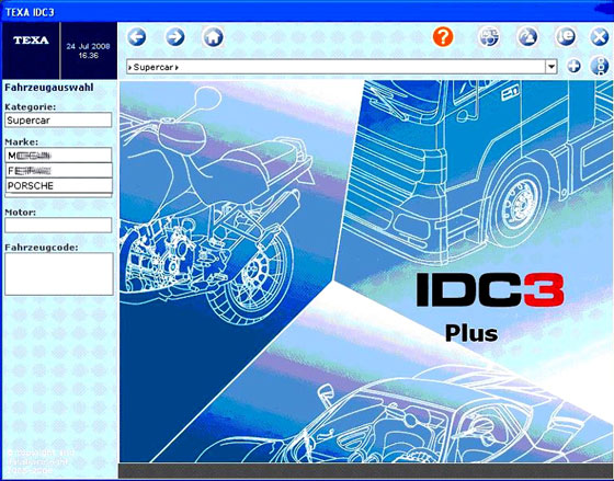 TEXA SUPERCAR Diagnose